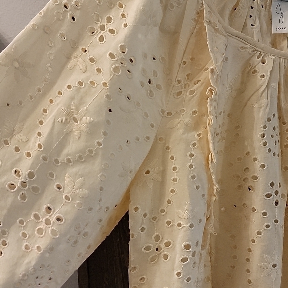 Womens Joie eyelet top - Picture 3 of 6
